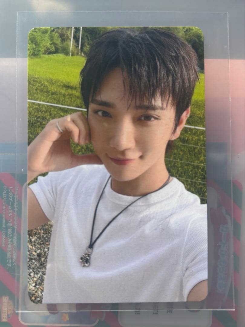 seventeen セブチ　ジョシュア　FC更新　特典　トレカ SEVENTEEN セブチ FC更新トレカ ジョシュア - メルカリ
