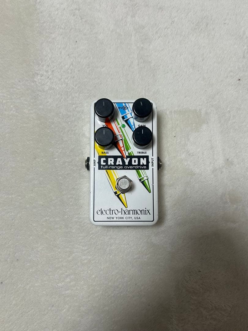 値下げ済 Electro-Harmonix Crayon エレハモ クレヨン 楽天市場】【ピック10枚セット付き！ 】Crayon(クレヨン) オーバー