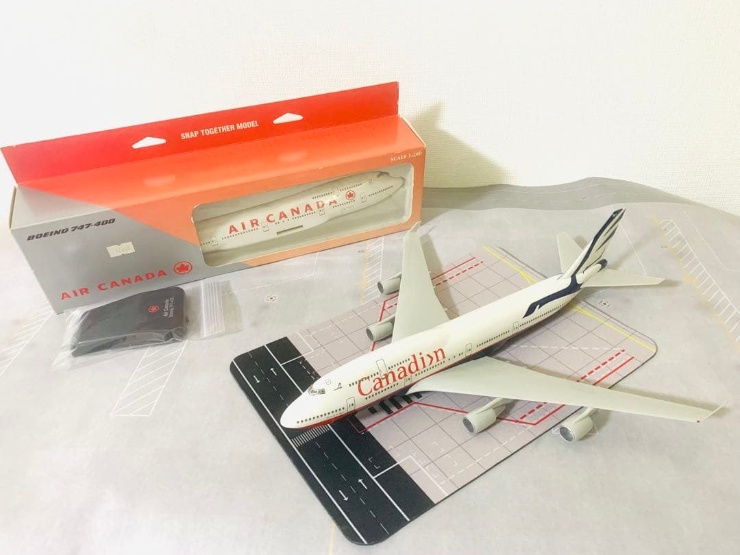 エレベストヒラヤマ航空‼️おまとめカナダ７４４／２機セット／ホーガン製中古品 NCA プラモデル 飛行機 ボーイング 747SRF KZG44403｜トレファクONLINE