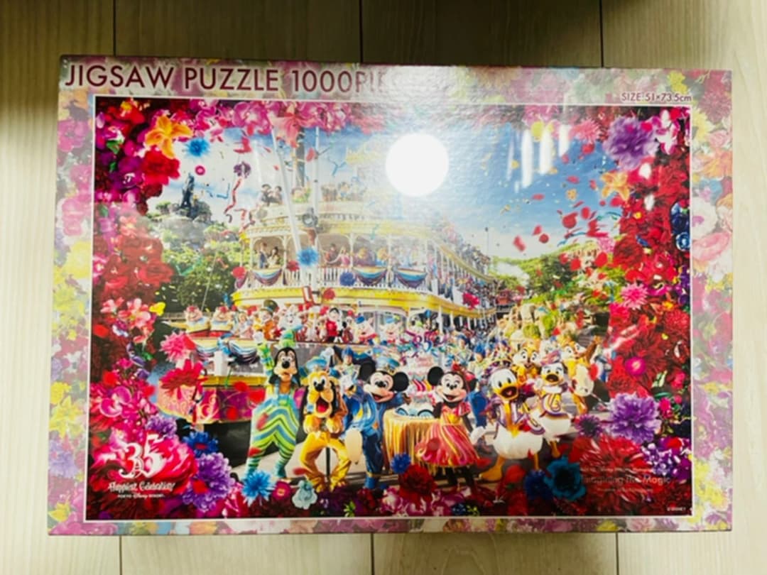 ディズニー　ジグソーパズル　35周年　イマジニングザマジック 蜷川実花さんが撮るミッキーたちと蒸気船マークトウェイン号！東京