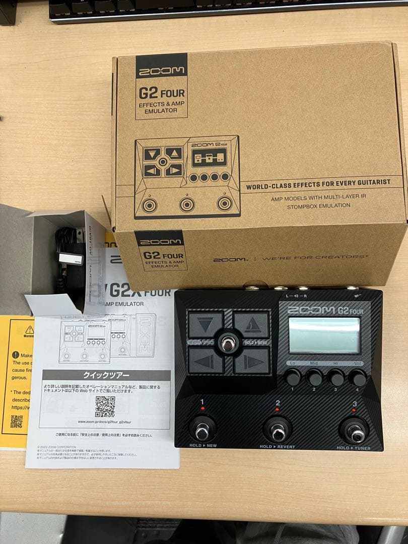 Zoom G2 FOUR ギターエフェクター Amazon.co.jp: ZOOM ズーム G2 FOUR ギターマルチエフェクター IR搭載