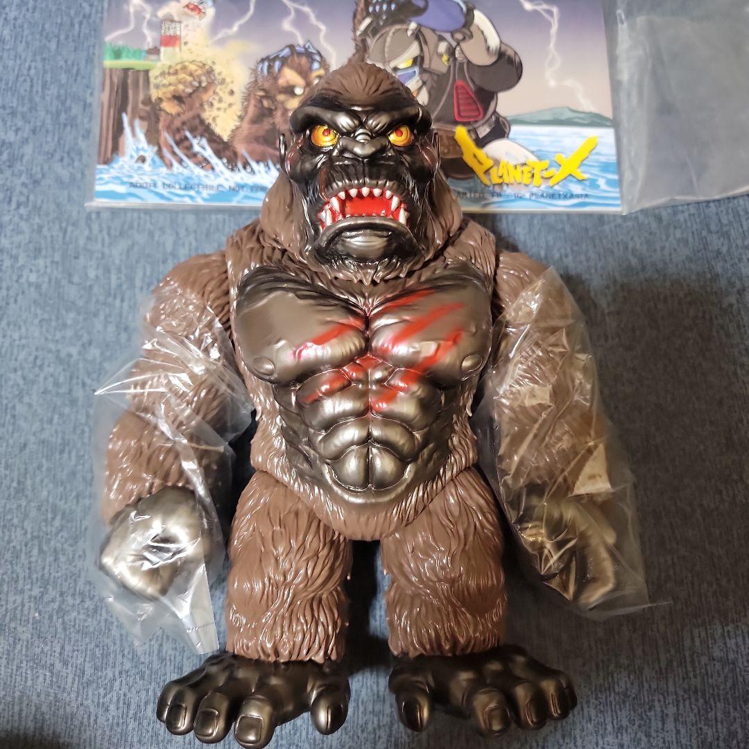 プラネットエックス GIGATHON ゴリラ獣　インディーズ　ソフビ　墓場の画廊 Amazon.co.jp: Planet x giant GIGATHON planet-x ギガソン ゴリラ