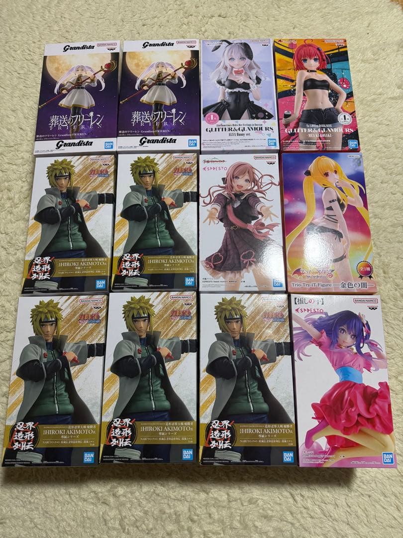 アニメキャラクター フィギュア 12体セット 12月最新アニメプライズフィギュア 少年系 13体 フィギュアまとめ売り