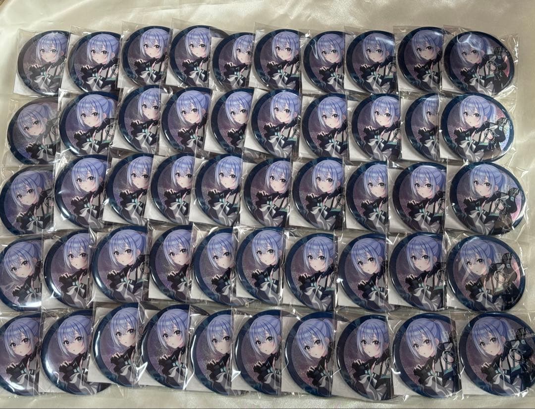 シャニマス 鈴木羽那 公式75mmグリッター缶バッジ THE IDOLM@STER M@STERS OF IDOL WORLD 2025 開催記念 公式φ75mm