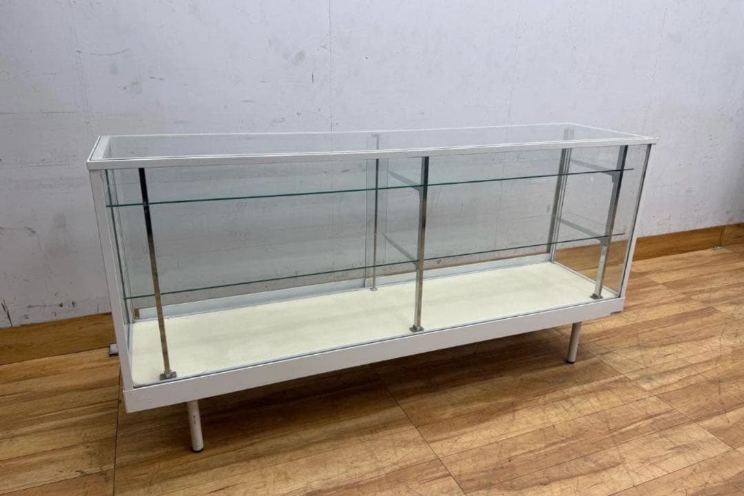 ガラスショーケース 業務用ガラスケース ショーケース 幅120奥行45高さ91.9cm : スズキ陳列