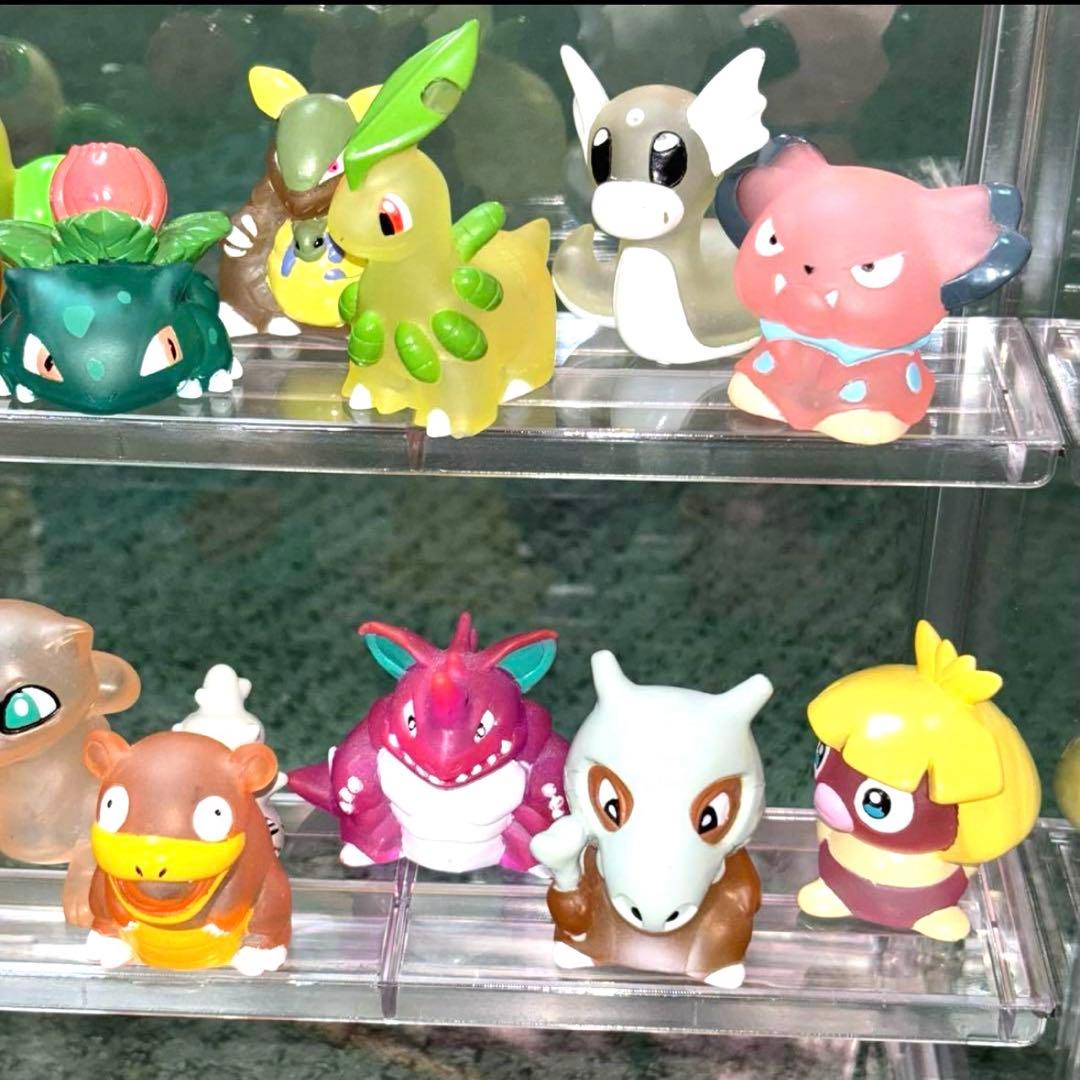 早い者勝ち！【激レア】ポケモンキッズ ポケモン 指人形 クリア 34体