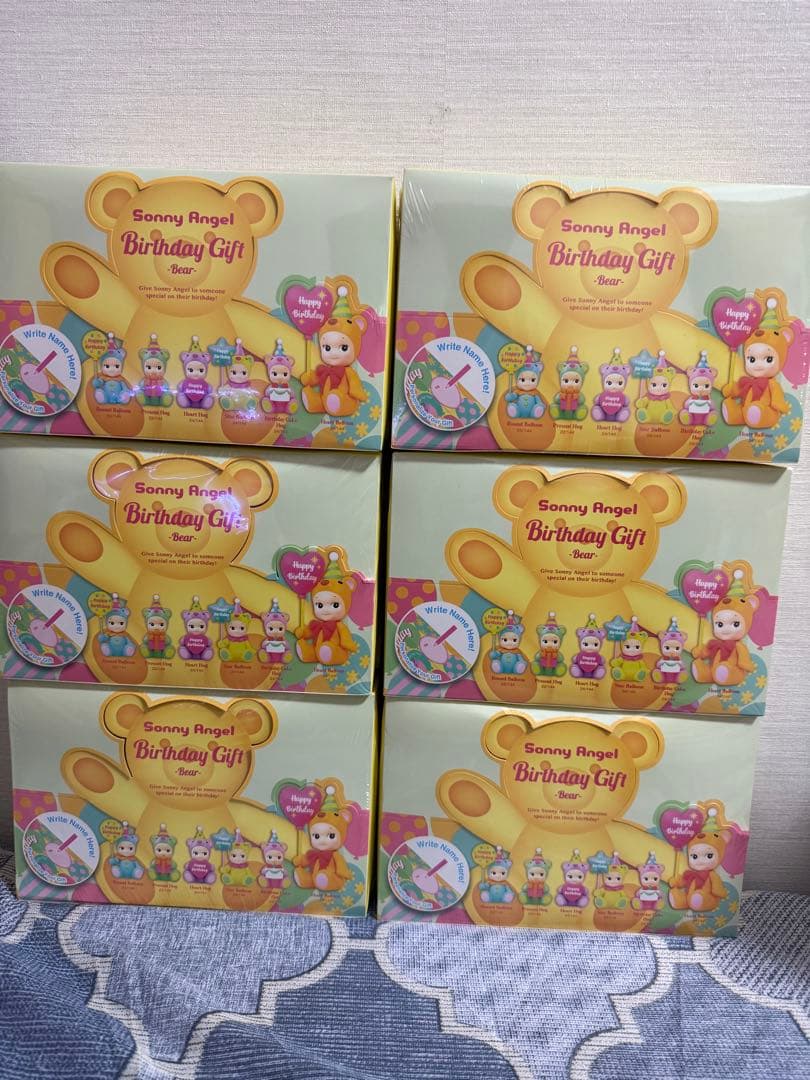 Sonny Angel ソニーエンジェル バースデーギフト ベア 6BOX 1年に一度の誕生日をもっと特別な日に♪世界中から愛されるソニー