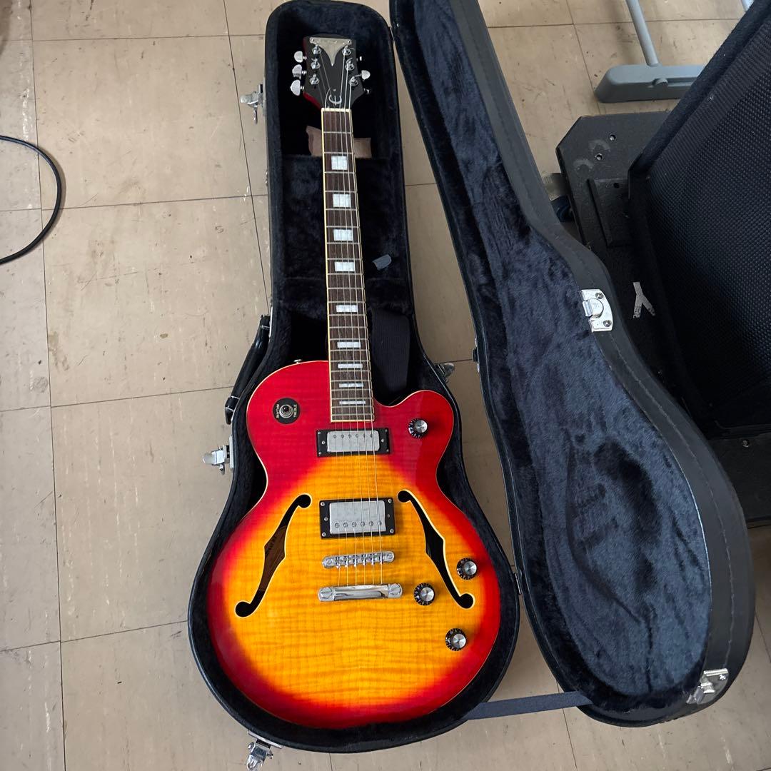 エピフォン　セミアコ　アレイキャット HS ケース付 Amazon | Epiphone 940-E519 ハードケース セミアコ用 (エピフォン
