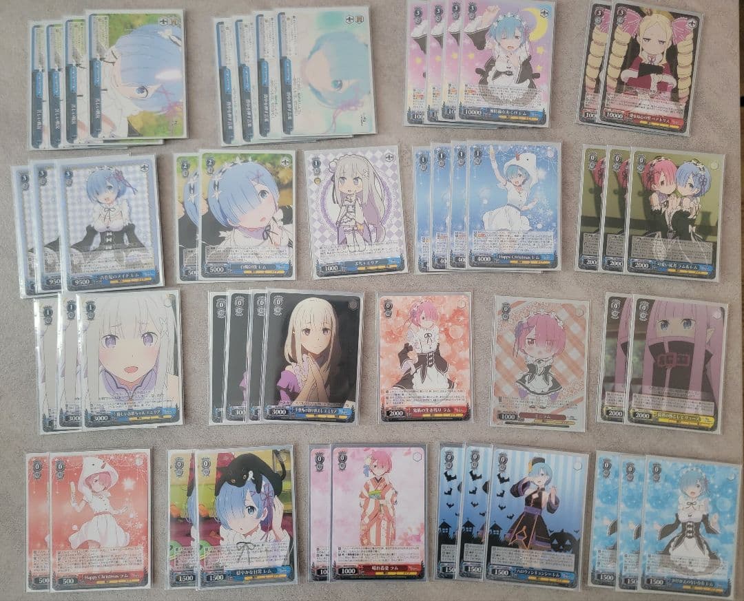 WS(ヴァイスシュヴァルツ) デッキ リゼロ レム 8門 パーツ付き WS】ReゼロVol3 8門レム 構築 デッキレシピ : 豚小屋ヴァイス