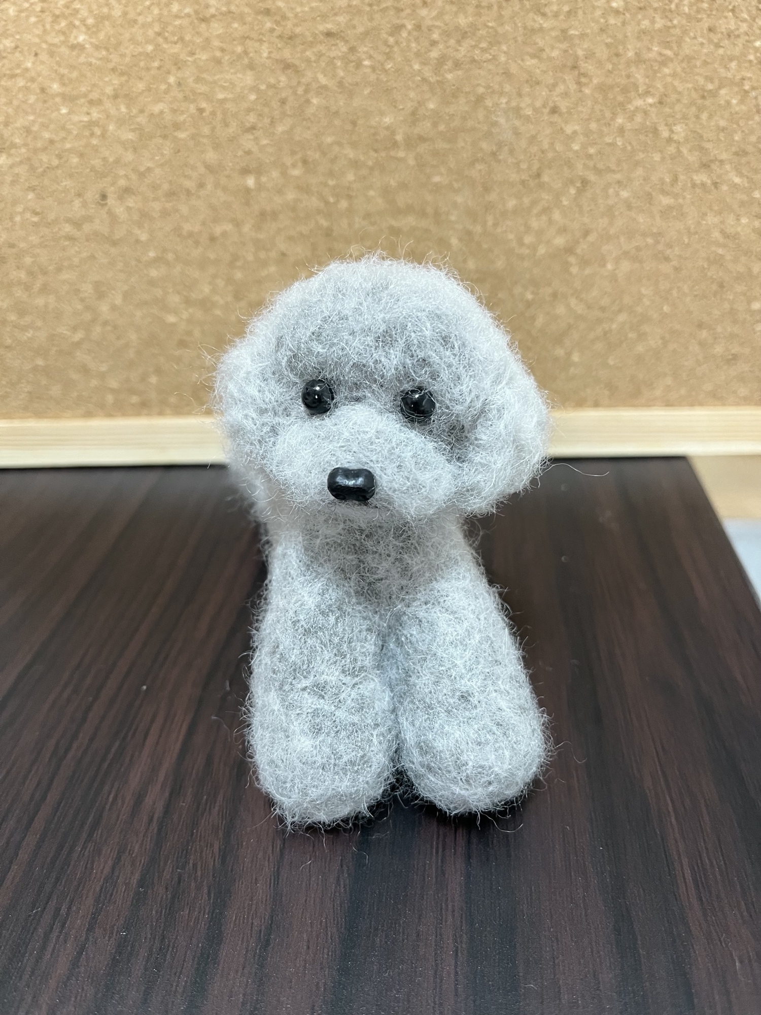 人気❤︎【受注作製】送料込み♡羊毛フェルト トイプードルちゃん 大っ